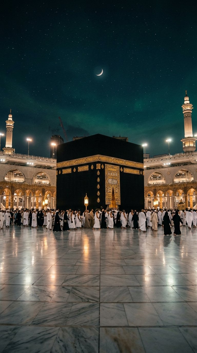 الكعبة المشرفة وسكينة الحرم المكي